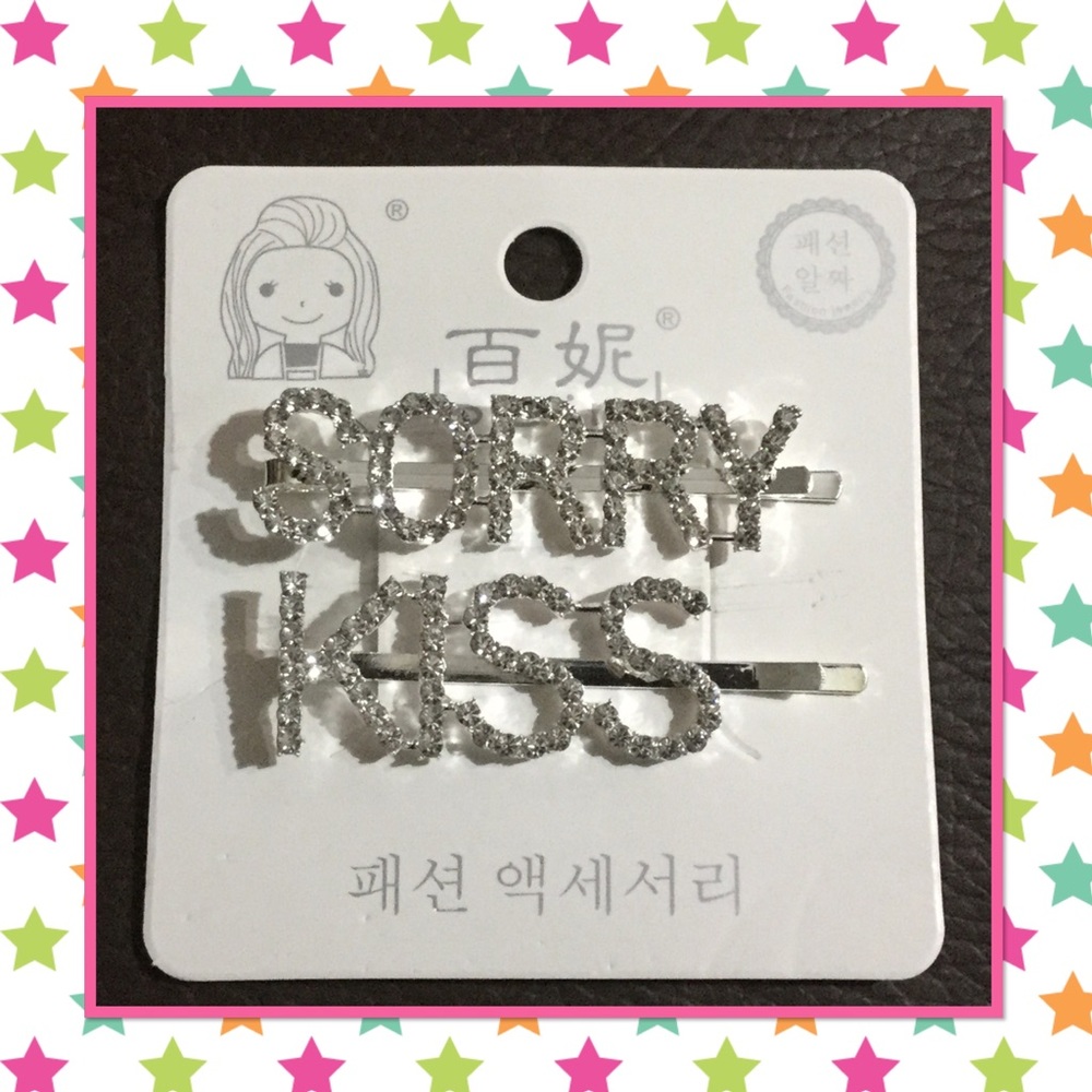 Rhinestone hair clips